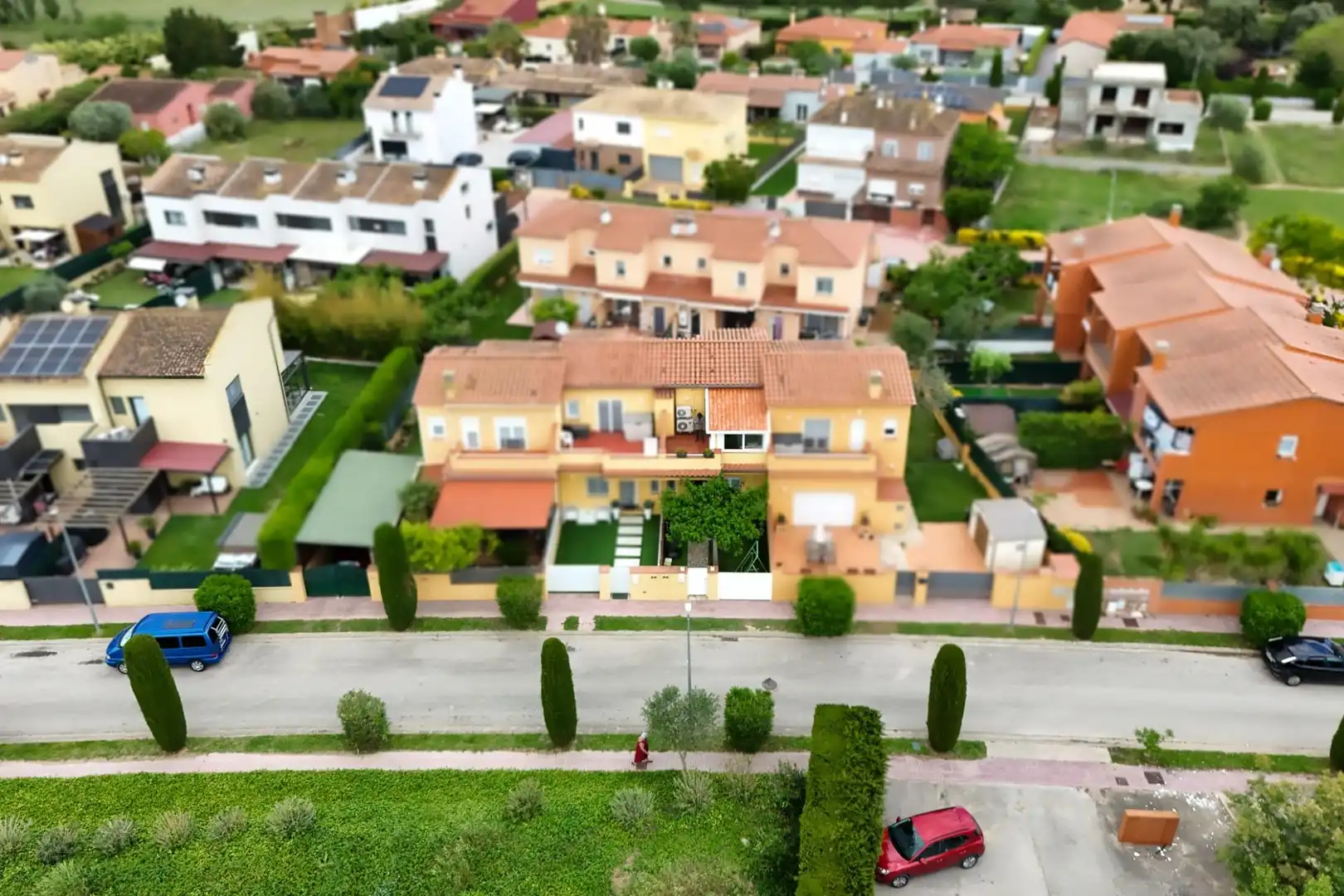 Vista exterior de Casa adosada en venda en Torroella de Fluvià amb Aire condicionat, Calefacció i Jardí privat