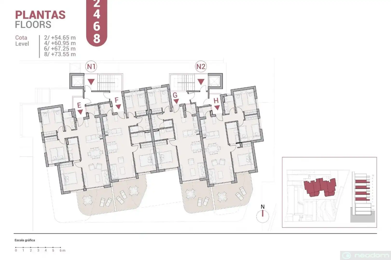 Wohnung zum Verkauf in Calpe / Calp mit Terrasse