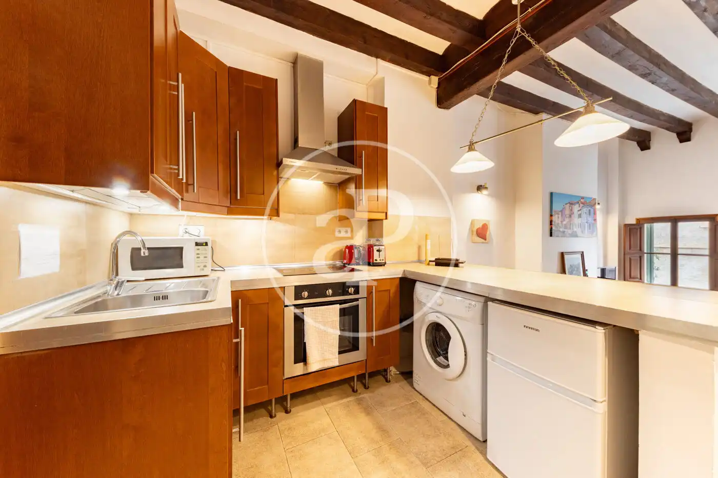 Cocina de Piso de alquiler en  Palma de Mallorca con Aire acondicionado y Amueblado