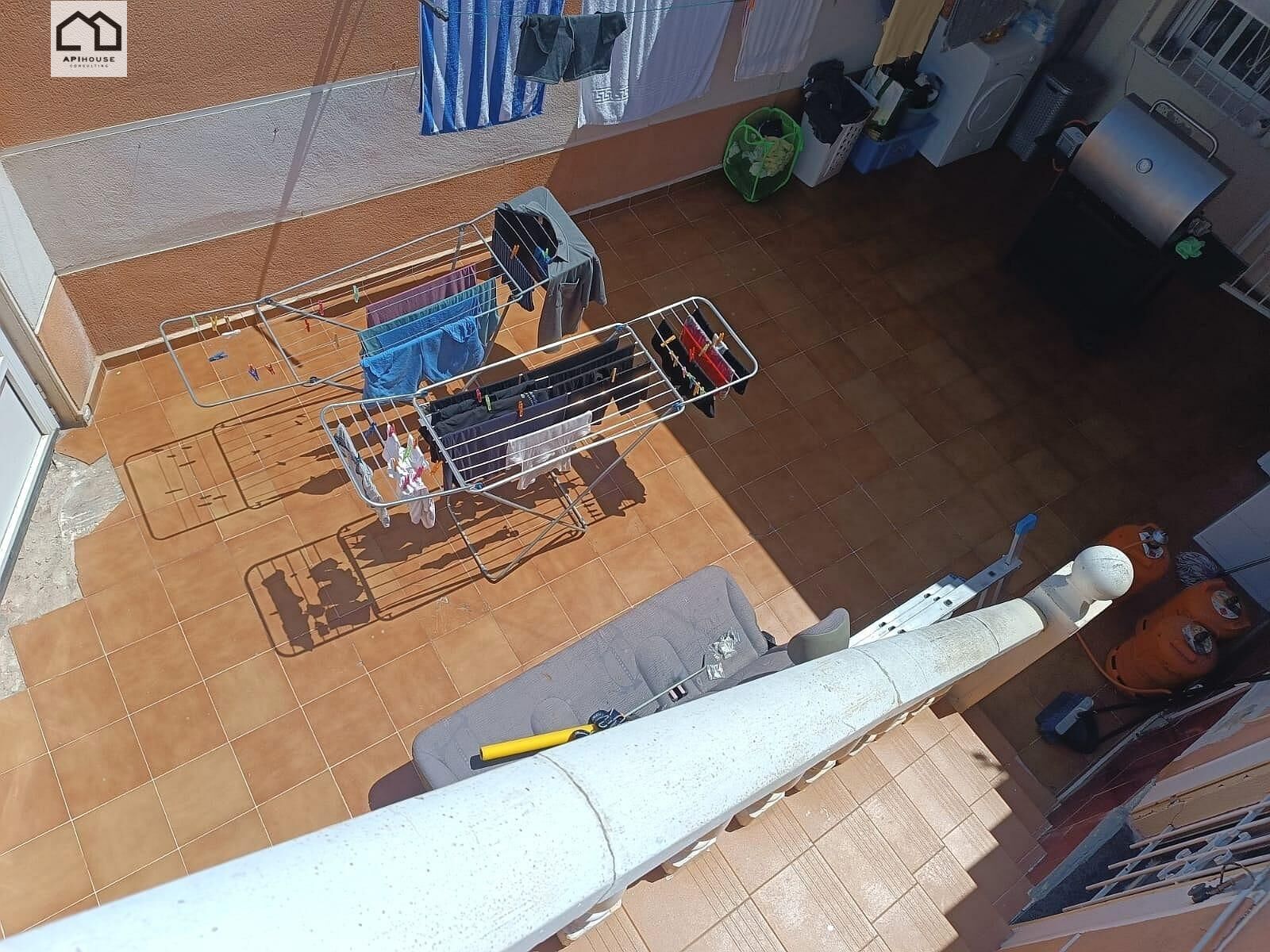 Balcony of House or chalet for sale in Torrevieja  with Air Conditioner and Private garden