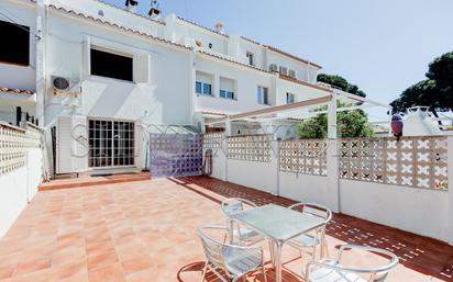 Terrace of Single-family semi-detached for sale in Castelldefels  with Air Conditioner, Heating and Private garden