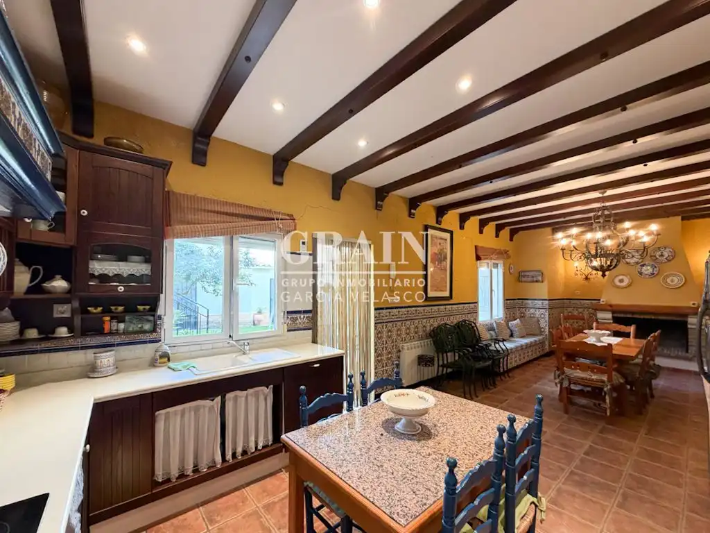 Kitchen of Detached homes for sale in Barrax  with Air Conditioner, Heating and Storage room