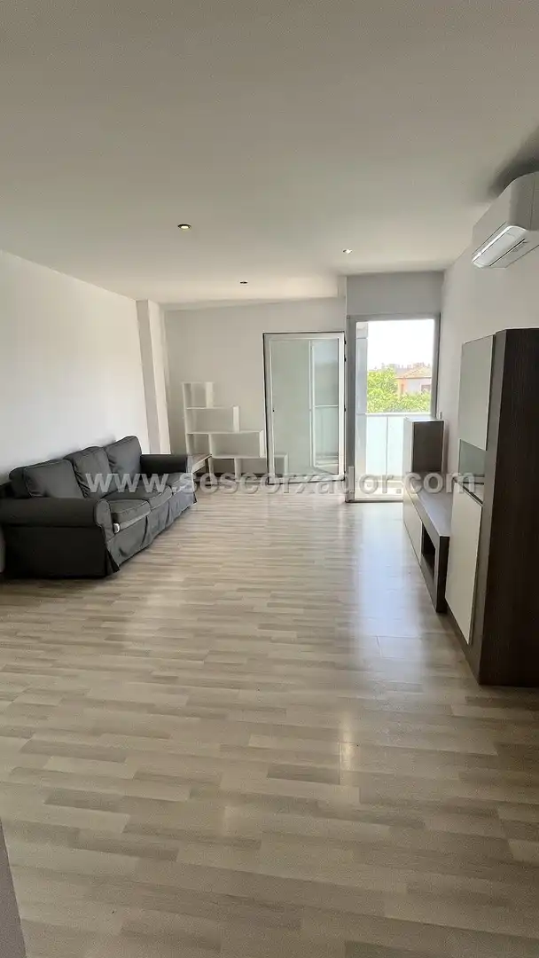 Wohnzimmer von Wohnung zur Miete in  Palma de Mallorca mit Klimaanlage, Möbliert und Fernseher