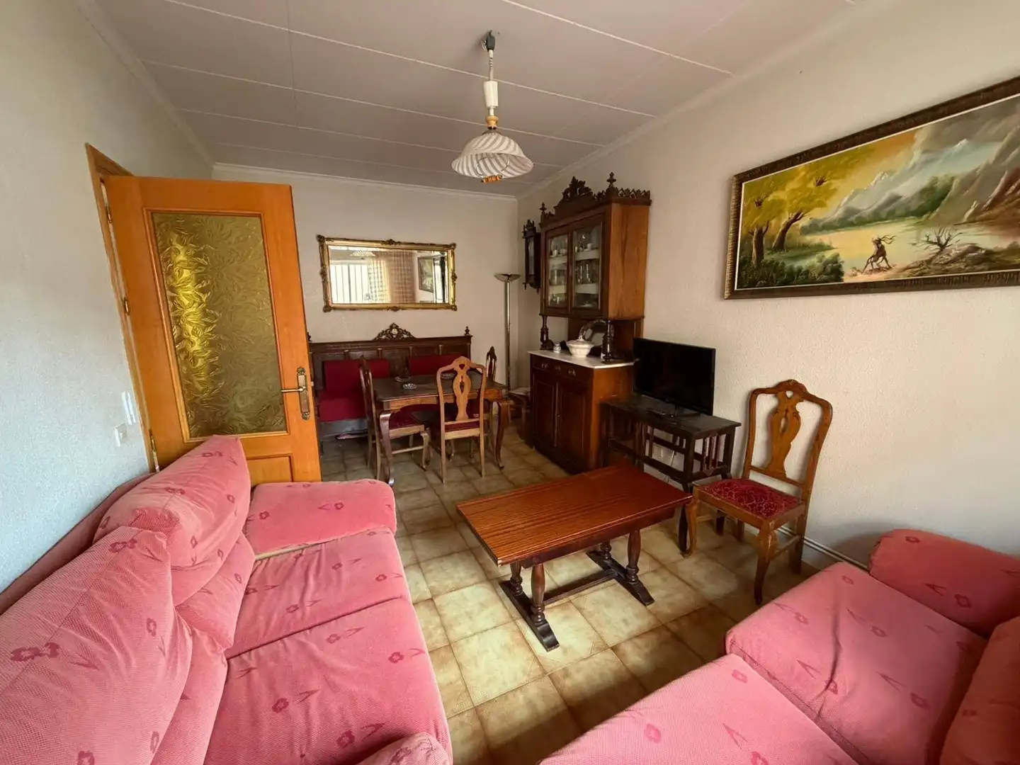Living room of Houses for sale in La Guardia  with Heating, Furnished and Alarm
