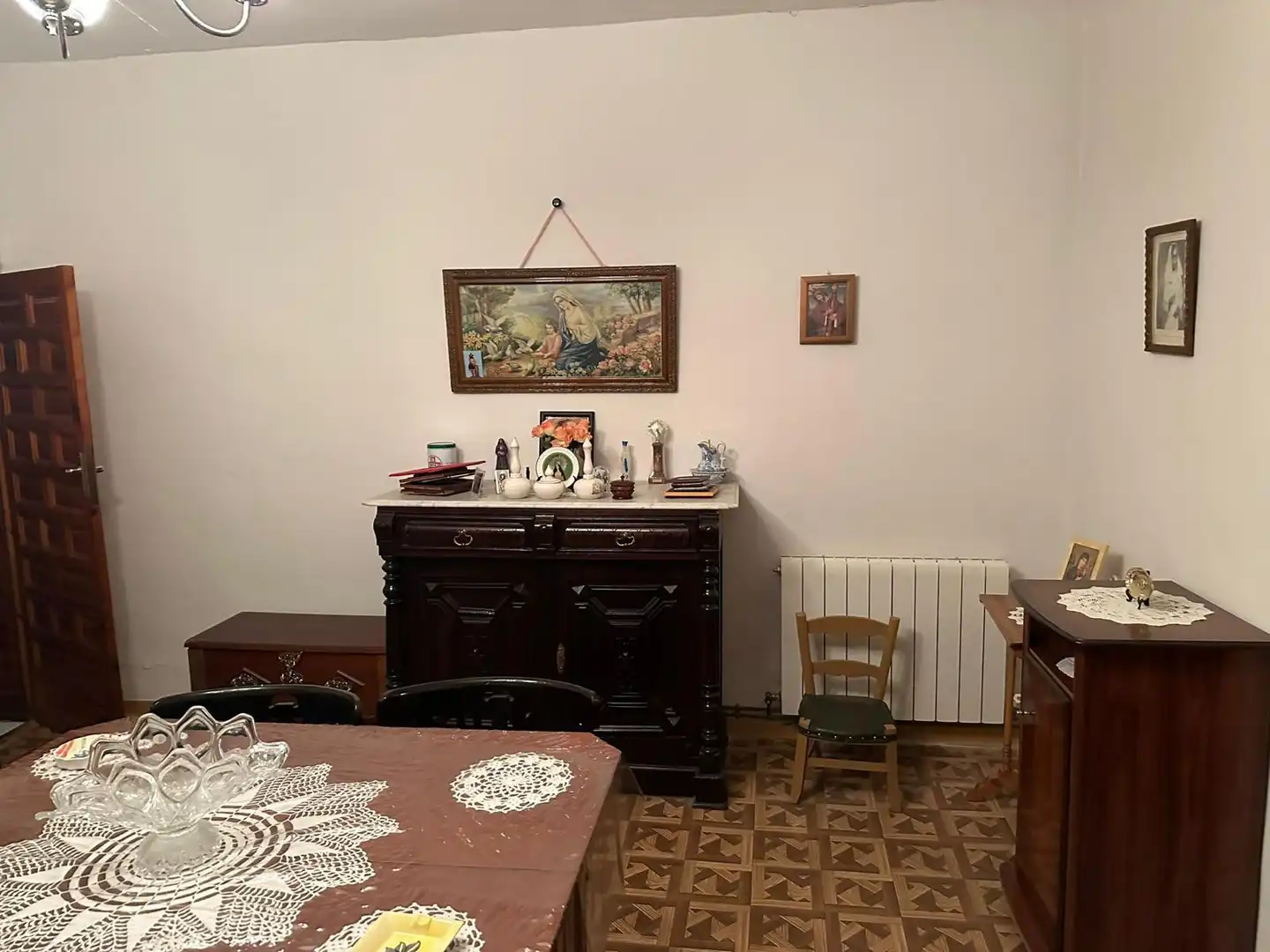 Menjador de Casa o xalet en venda en Estremera amb Calefacció i Terrassa
