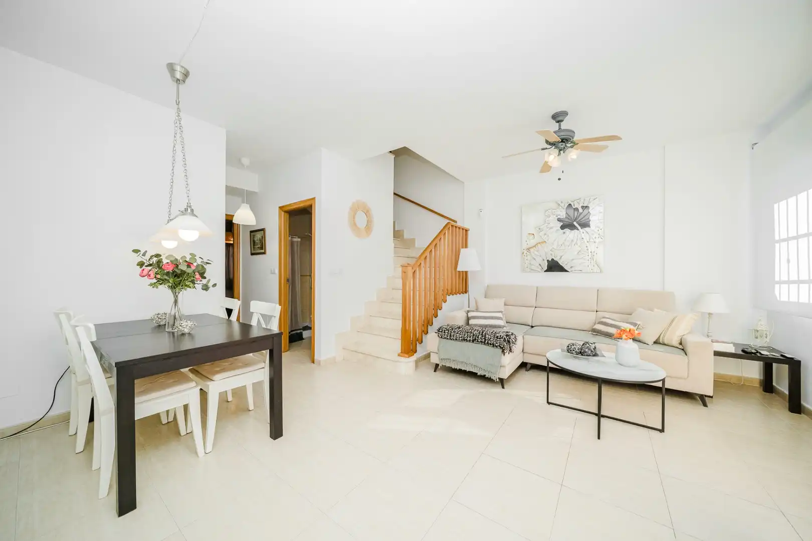 Sala d'estar de Casa o xalet en venda en Pilar de la Horadada amb Aire condicionat i Terrassa