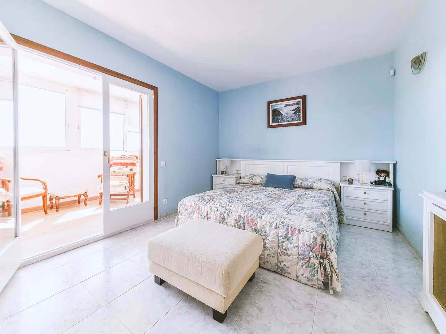 Schlafzimmer von Haus oder Chalet zum Verkauf in Sant Cebrià de Vallalta mit Heizung, Privatgarten und Terrasse