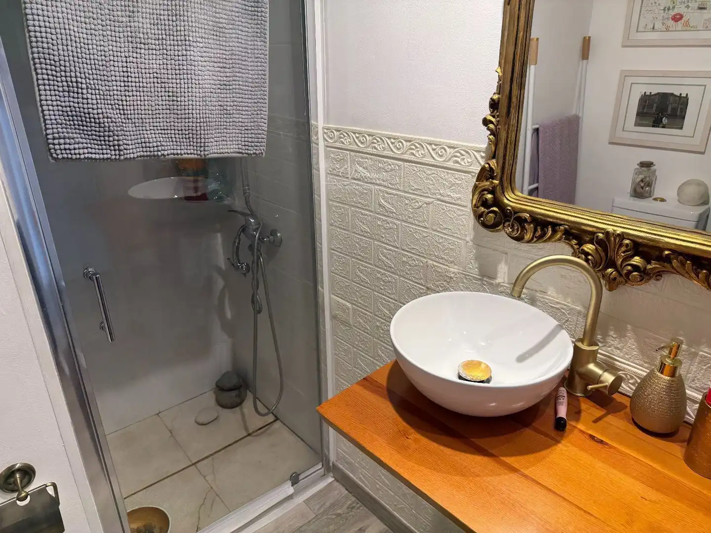 Bany de Apartament en venda en Calvià amb Aire condicionat, Terrassa i Piscina