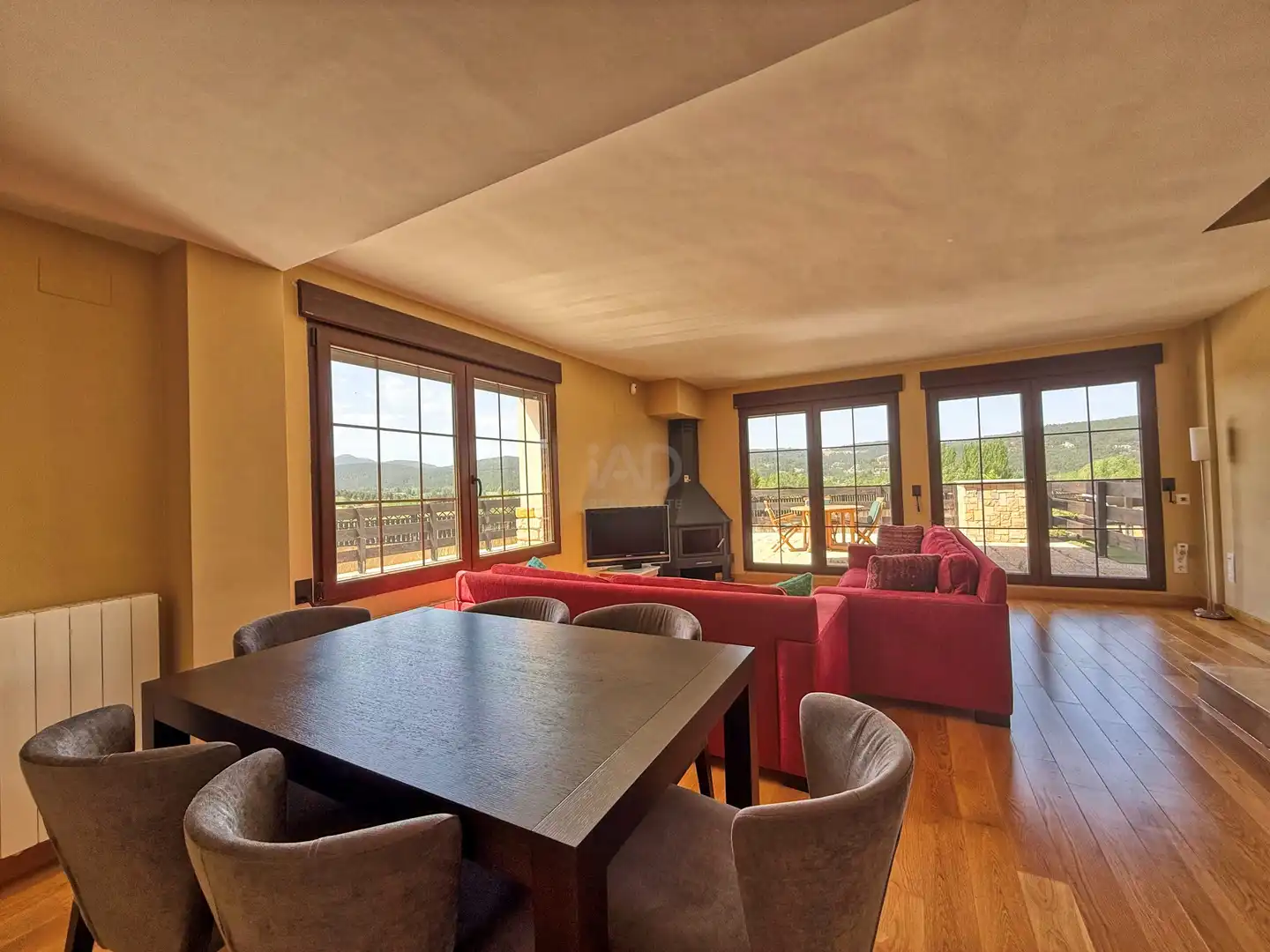 Living room of Detached homes for sale in Alcalá de la Selva  with Heating and Terrace