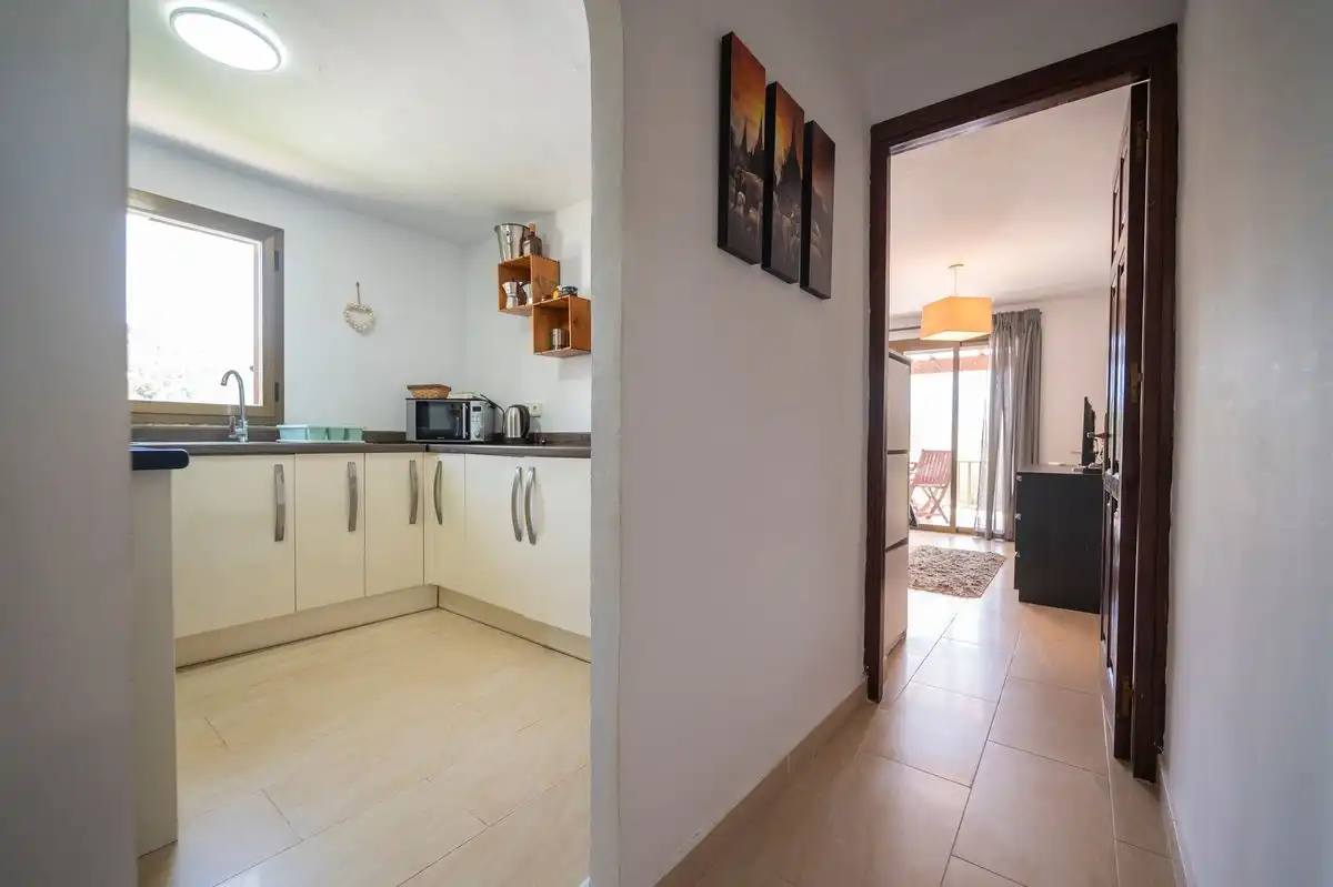 Kitchen of Flat for sale in Santa Eulària des Riu  with Air Conditioner, Heating and Private garden