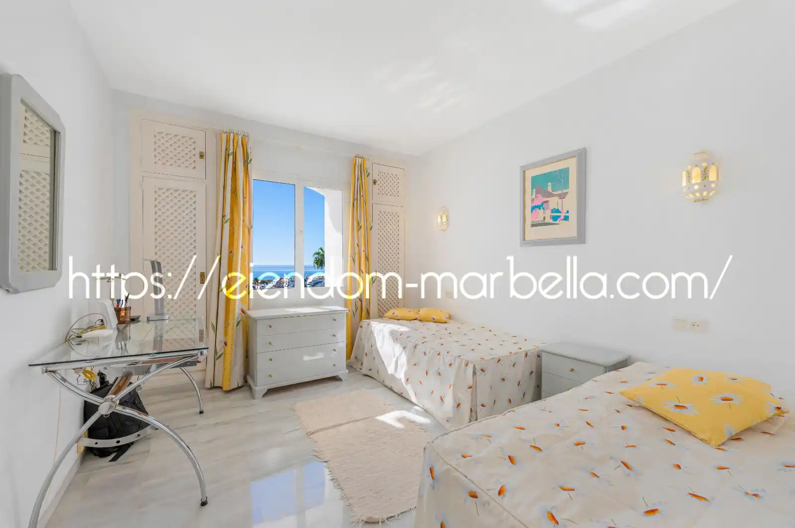 Schlafzimmer von Maisonette zum Verkauf in Mijas mit Klimaanlage, Terrasse und Möbliert