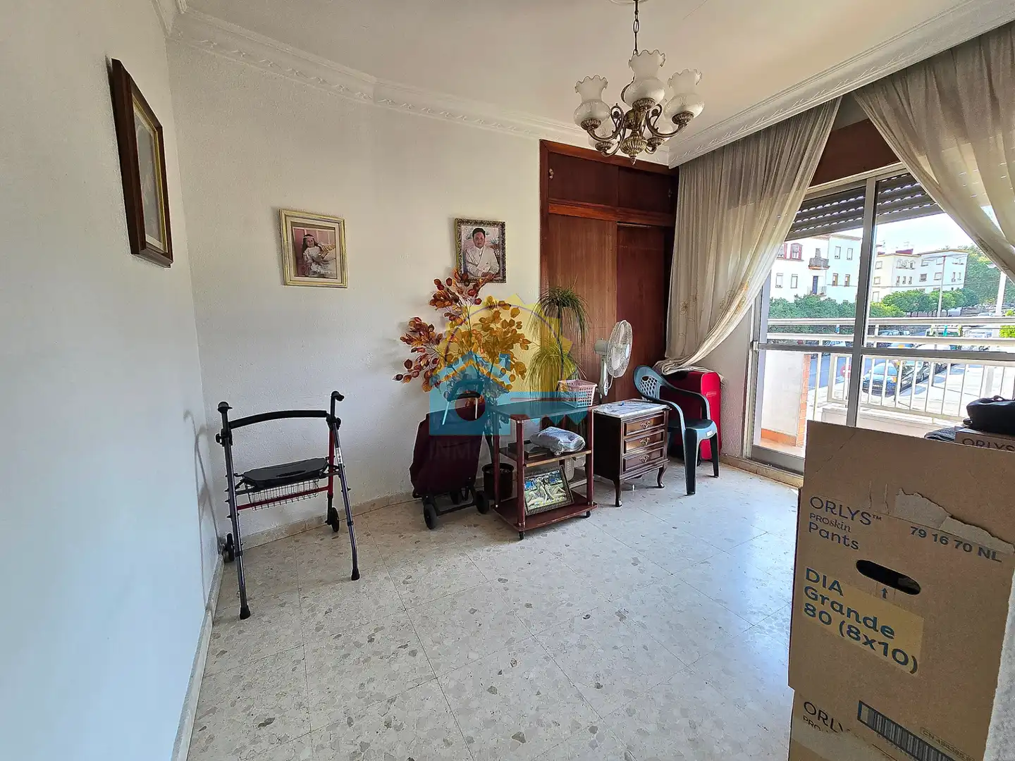 Sala d'estar de Pis en venda en Huelva amb Terrassa, Moblat i Balcó