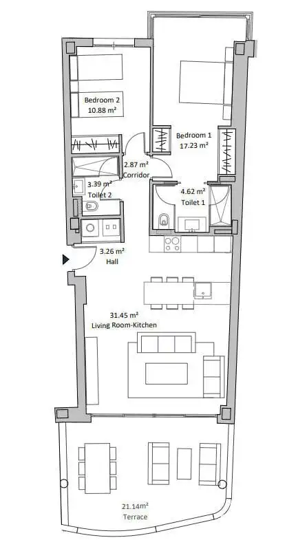 Apartment with terrace for sale in Torreblanca del Sol, imagen 20