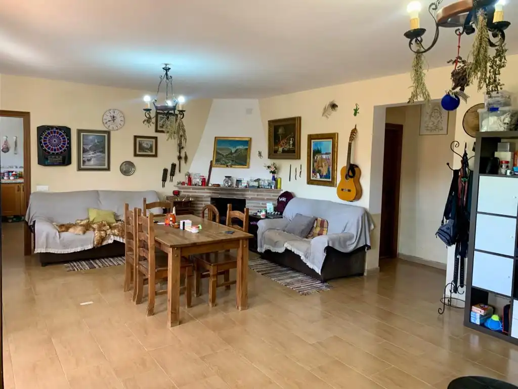 Sala d'estar de Casa o xalet en venda en Viñuela amb Aire condicionat, Jardí privat i Terrassa