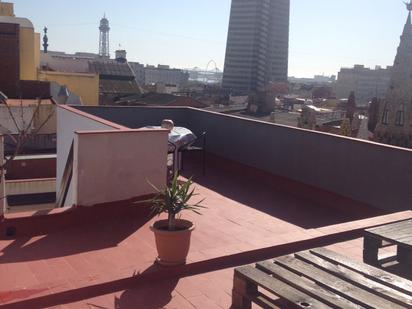 Terrace of Attic to rent in  Barcelona Capital  with Air Conditioner, Heating and Parquet flooring