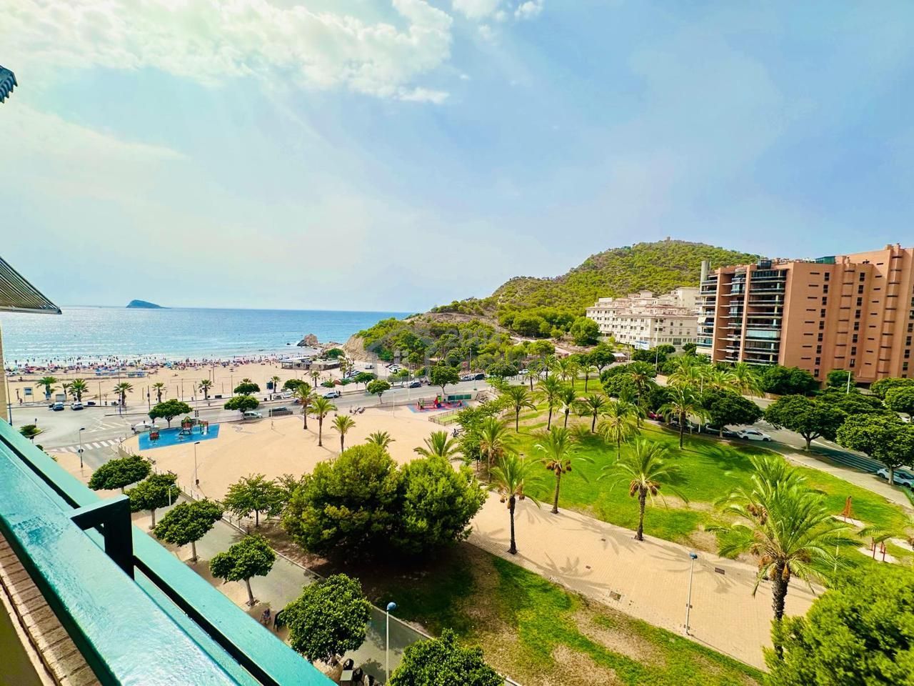 Vista exterior de Pis de lloguer en Villajoyosa / La Vila Joiosa amb Aire condicionat, Terrassa i Traster