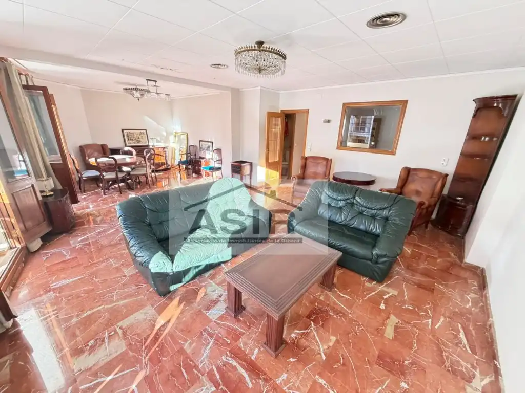 Sala de estar de Piso de alquiler en Alzira con Terraza