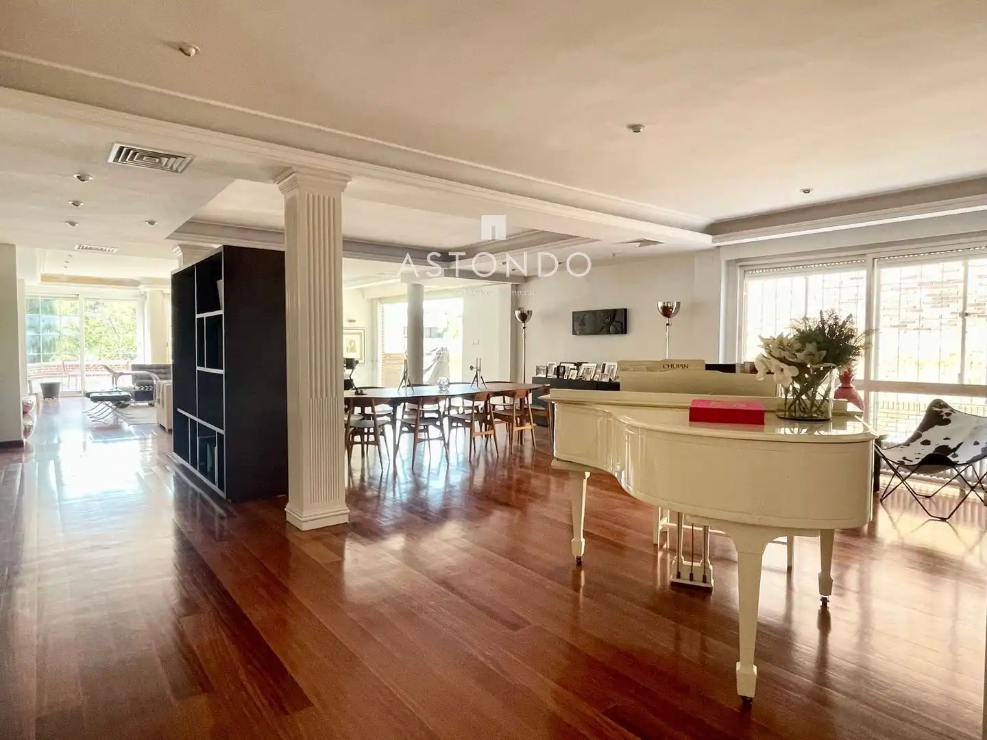 Dining room of Houses for rent in Madrid  with Air Conditioner, Heating and Terrace