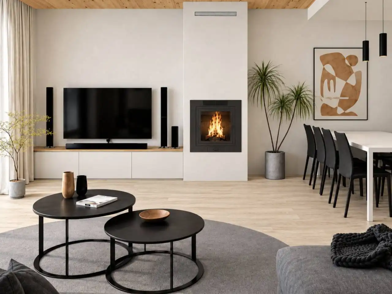 Sala de estar de Casa o chalet en venta en Santpedor con Aire acondicionado, Calefacción y Jardín privado