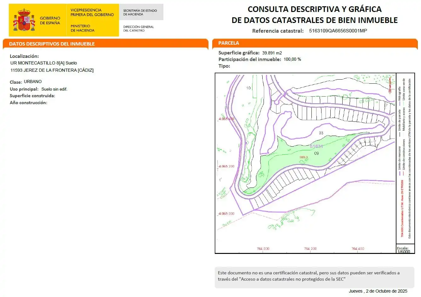 Terrenys i solars en venda a sect U.e. 10,12 y 13 Montecastillo, imagen 5