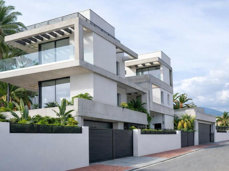 Exterior view of House or chalet for rent in Marbella  with Air Conditioner, Heating and Private garden