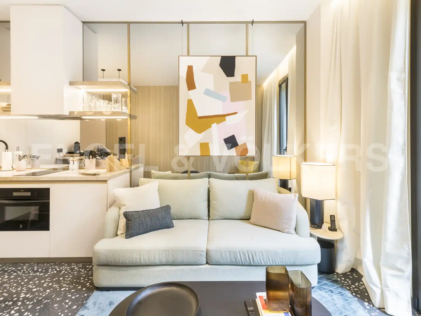 Living room of Flat for rent in Eixample