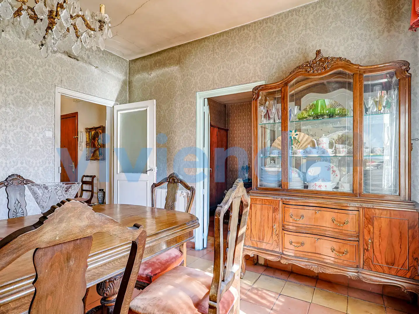 Dining room of Flat for sale in Madrid  with Heating, Terrace and Storage room