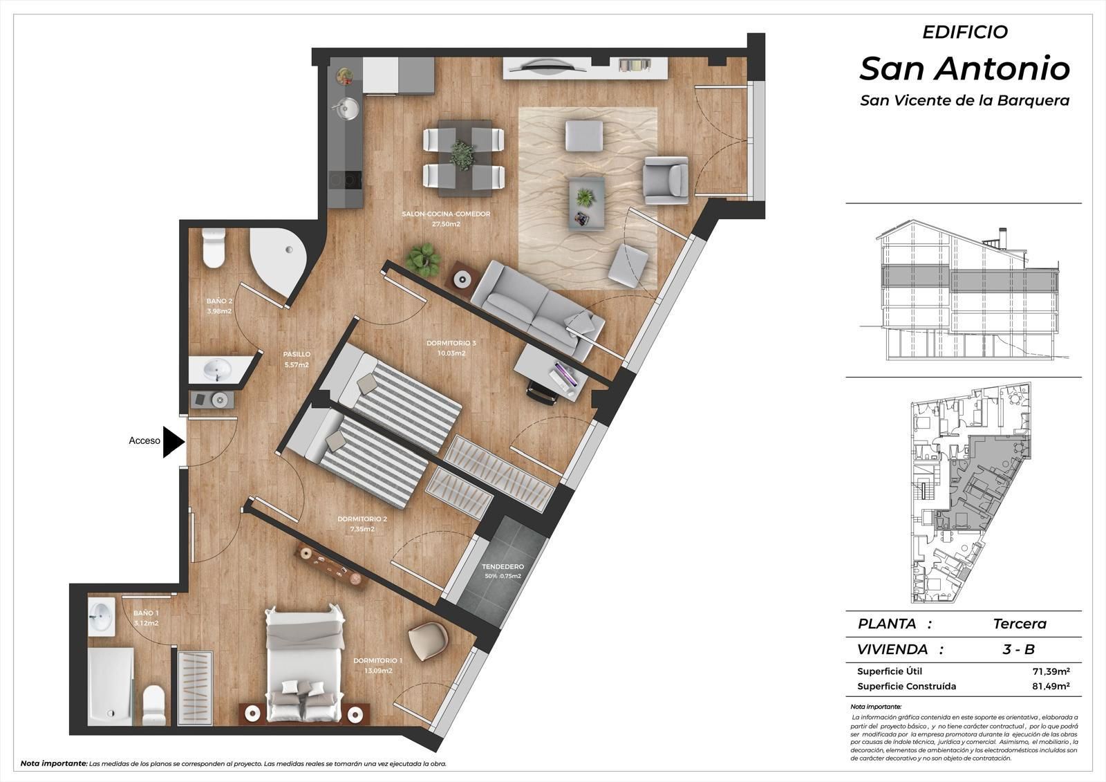 Flat for sale in San Vicente de la Barquera  with Heating