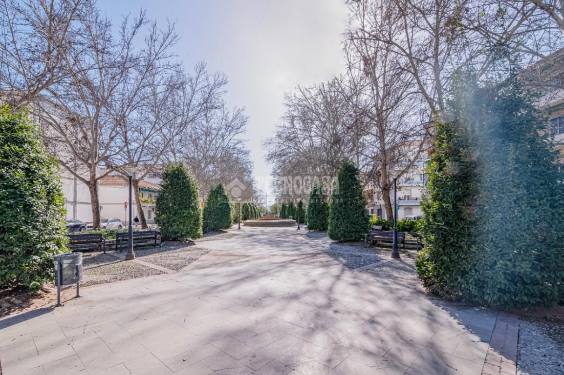 Vista exterior de Piso en venta en  Granada Capital con Aire acondicionado, Calefacción y Jardín privado