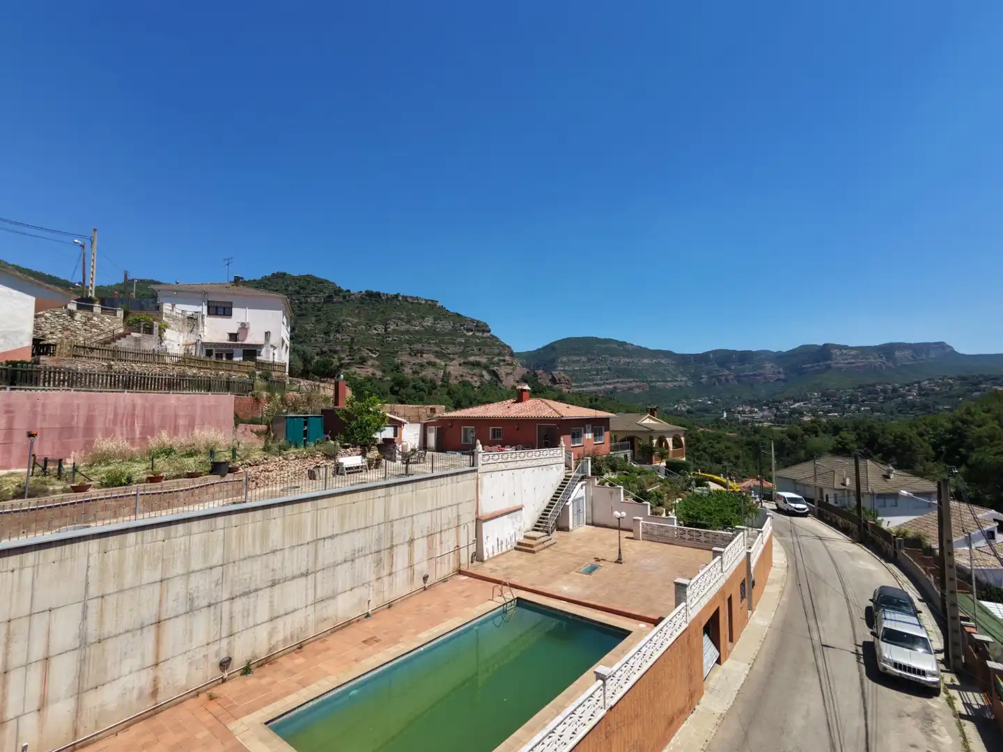 Exterior view of Houses for sale in Bigues i Riells del Fai  with Heating, Private garden and Terrace