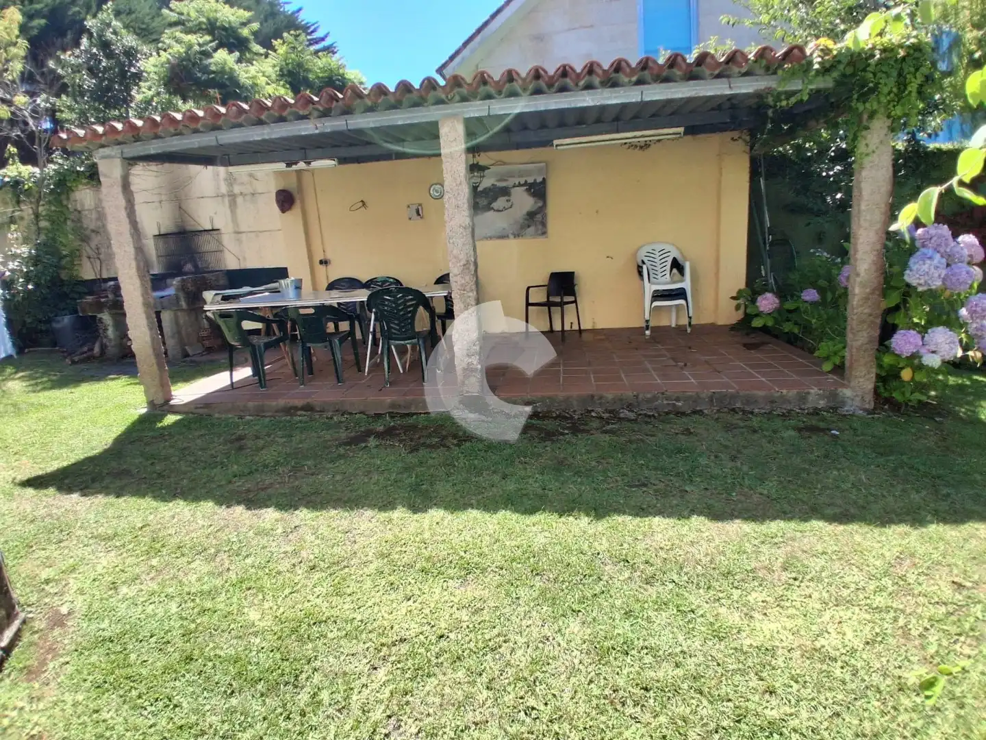 Garden of Houses for sale in Nigrán  with Private garden