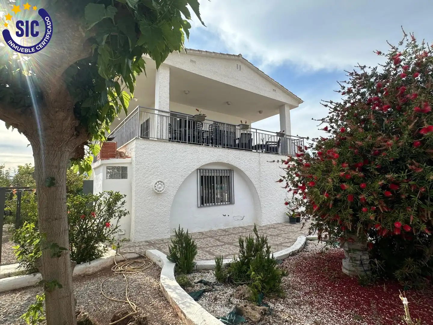 Exterior view of Houses for sale in Benicasim / Benicàssim  with Air Conditioner, Private garden and Terrace