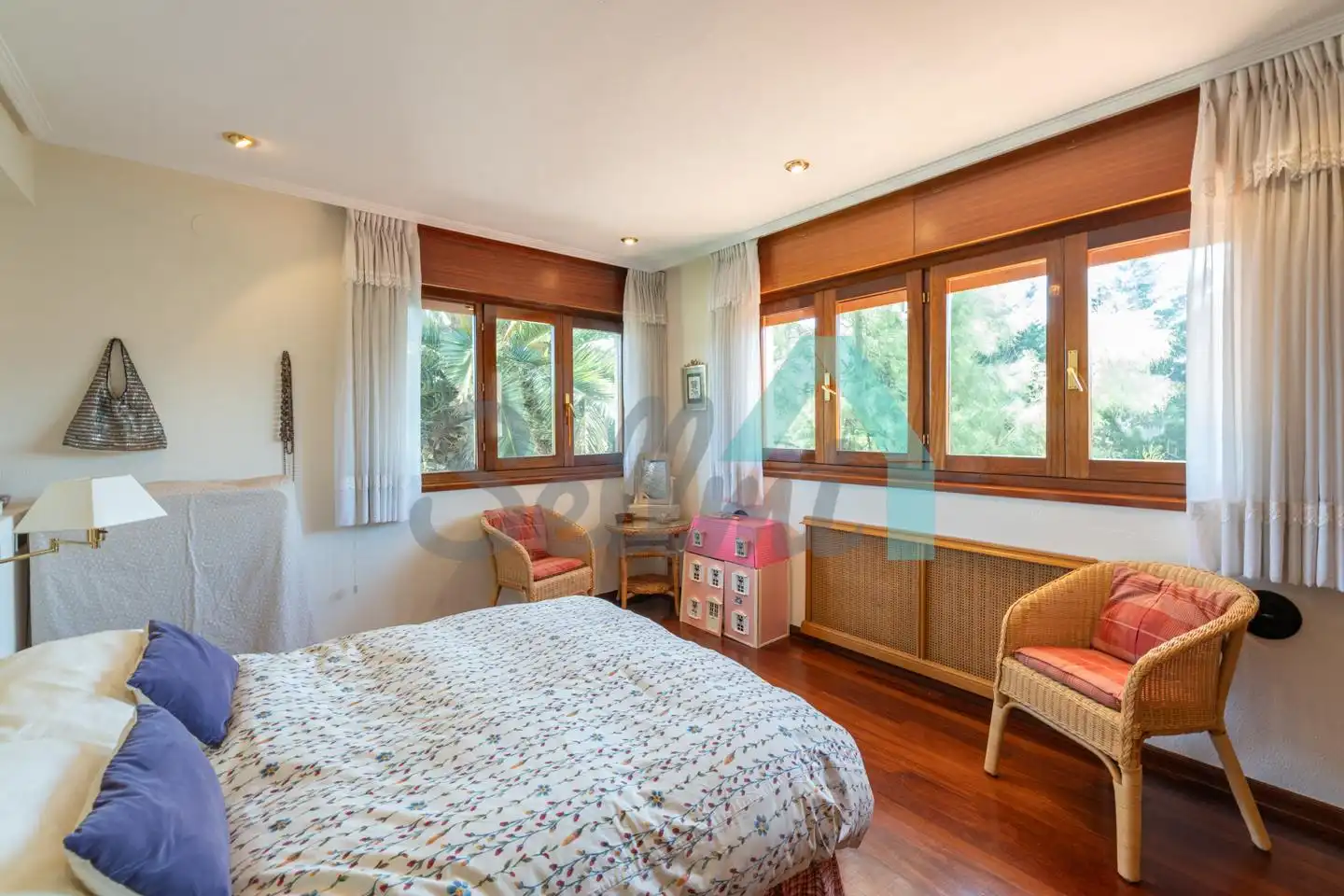 Bedroom of Detached homes for sale in Llanes  with Heating, Private garden and Parquet flooring