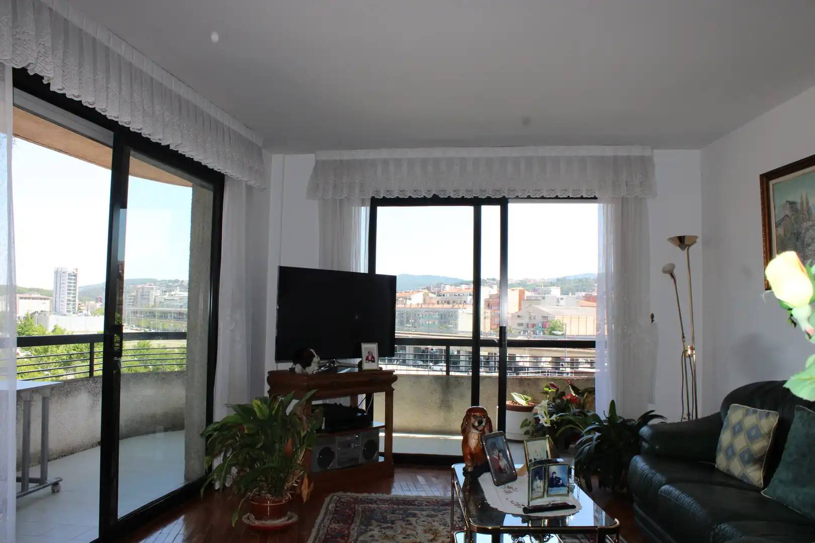 Sala de estar de Piso en venta en Girona con Calefacción y Balcón