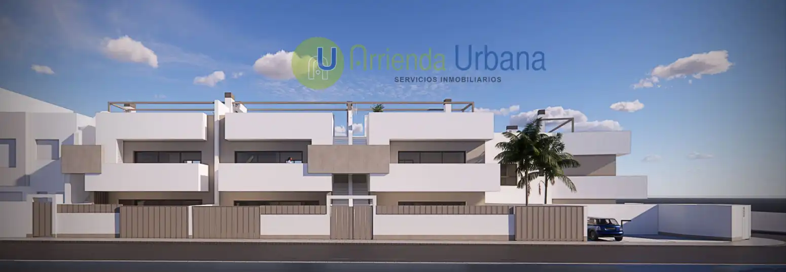 Vista exterior de Casa adosada en venta en Pilar de la Horadada con Calefacción, Terraza y Piscina