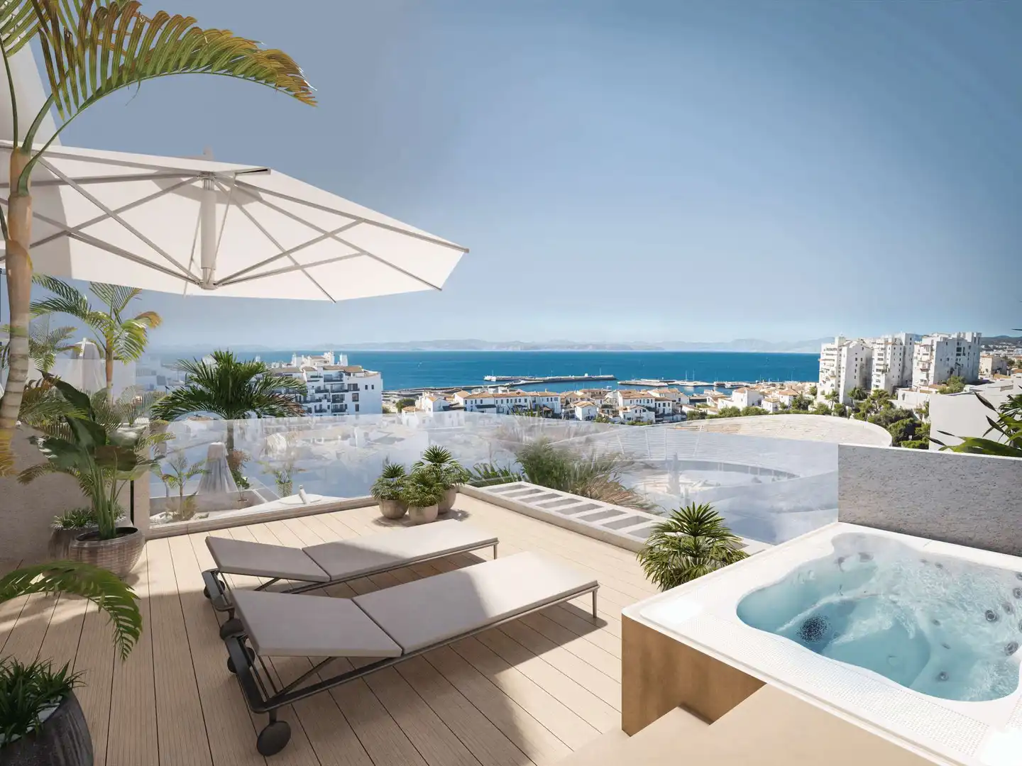 Terrassa de Apartament en venda en Marbella amb Aire condicionat, Calefacció i Terrassa