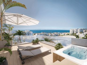 Mini appartamento con balcone in vendita a Marbella Centro