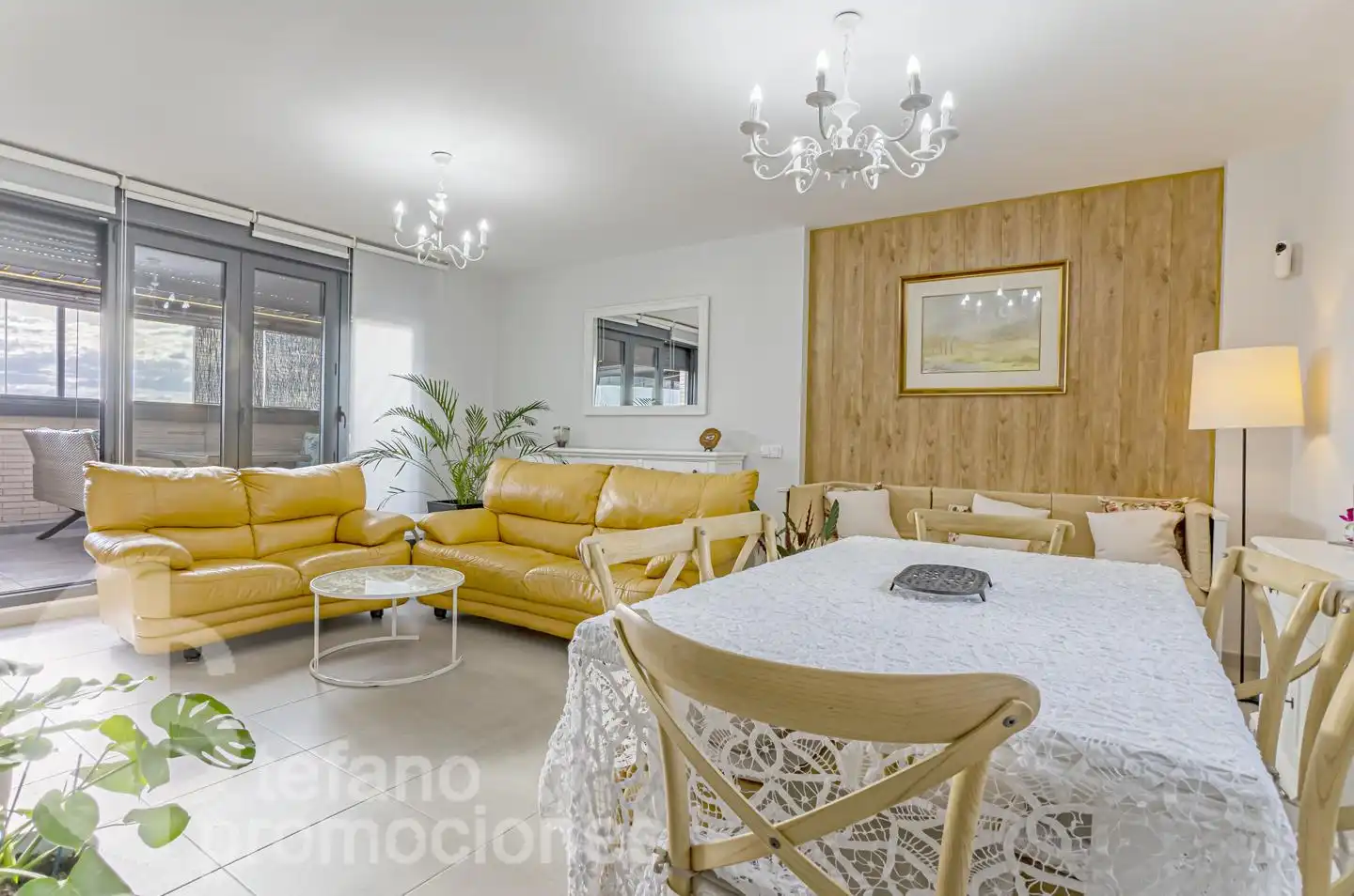 Wohnzimmer von Dachboden zum Verkauf in Málaga mit Klimaanlage, Terrasse und Abstellraum