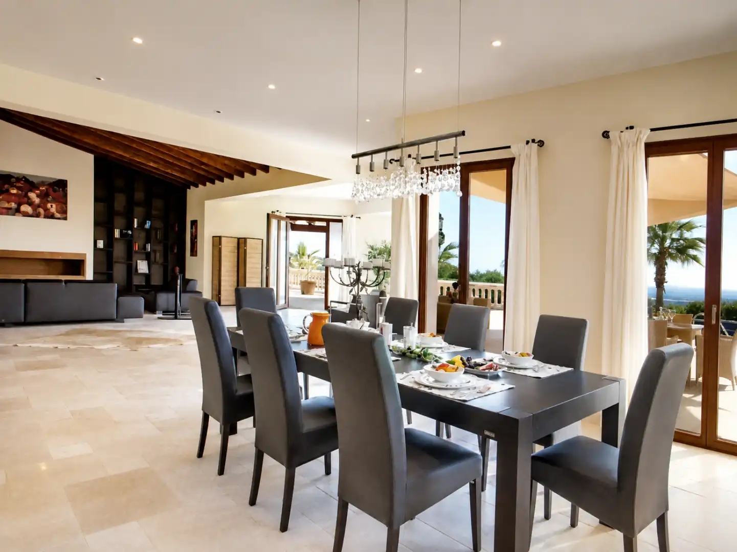 Dining room of Houses for rent in Alaró  with Air Conditioner, Heating and Storage room