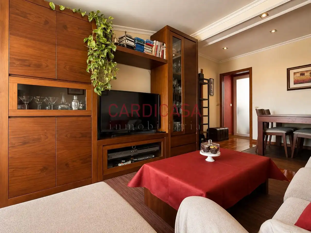 Sala d'estar de Àtic en venda en Vigo  amb Calefacció, Parquet i Terrassa