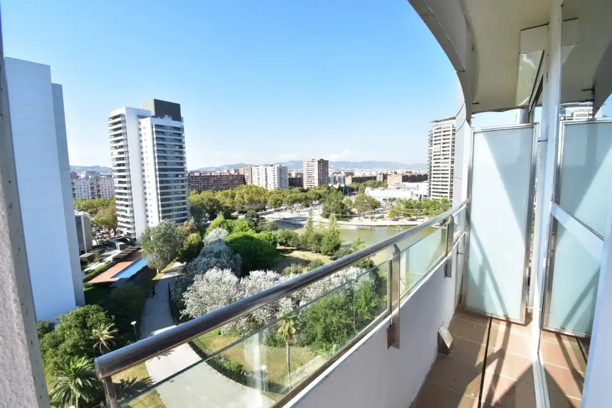 Terrasse von Wohnung zur Miete in Barcelona mit Klimaanlage, Heizung und Privatgarten