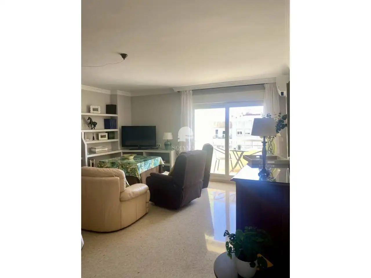 Sala de estar de Piso de alquiler en Vélez-Málaga con Aire acondicionado, Terraza y Amueblado