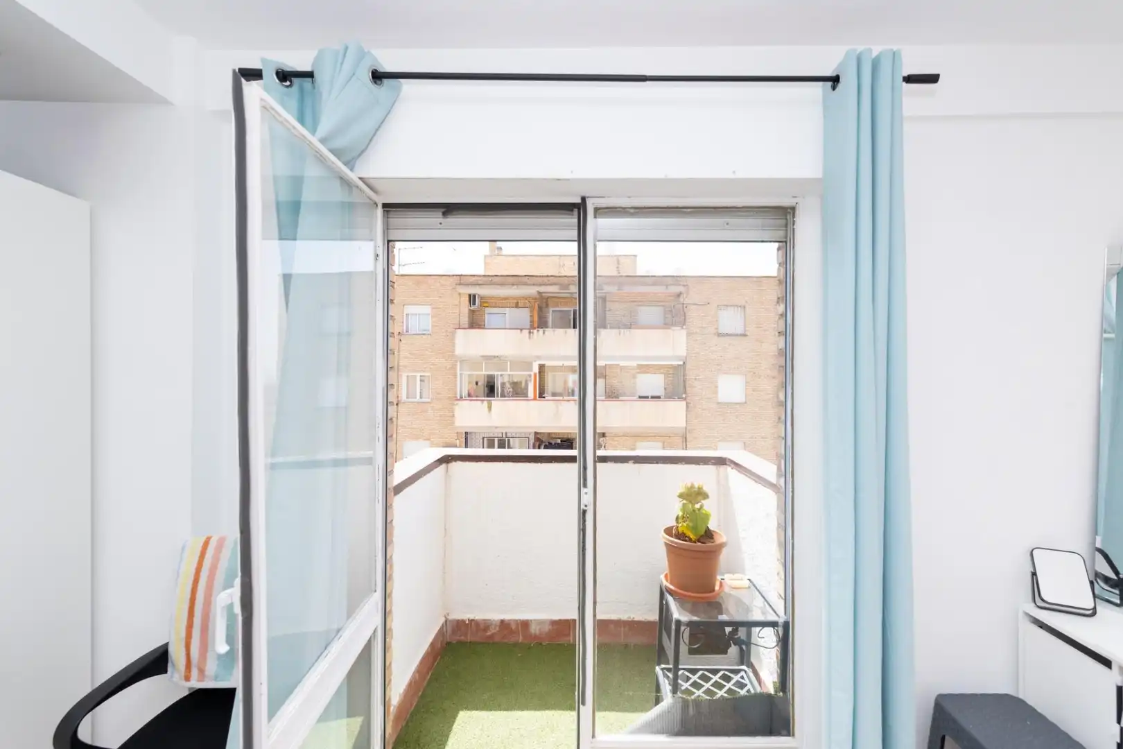 Balcony of Flat for sale in Granada