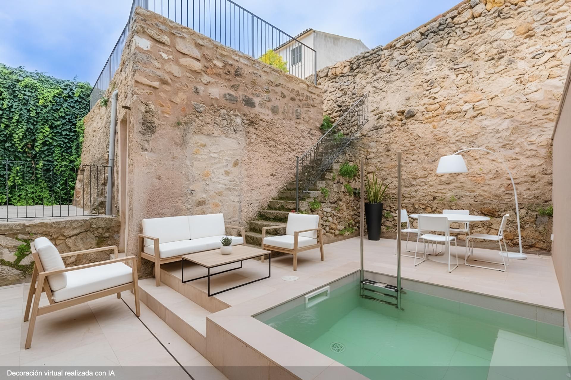 Terrassa de Casa adosada en venda en Mancor de la Vall amb Aire condicionat, Terrassa i Piscina