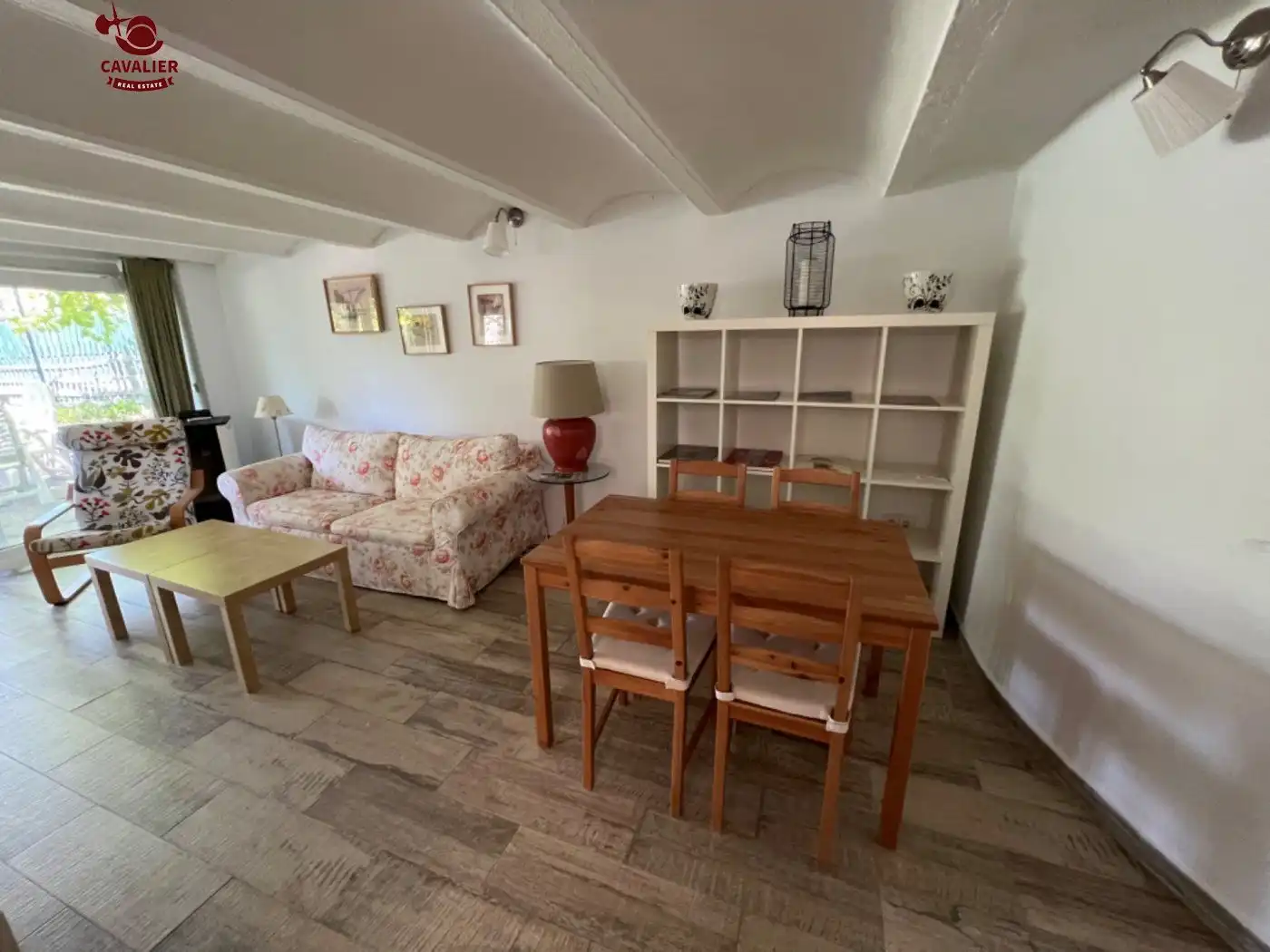 Sala d'estar de Apartament de lloguer en Los Molinos amb Calefacció, Jardí privat i Terrassa