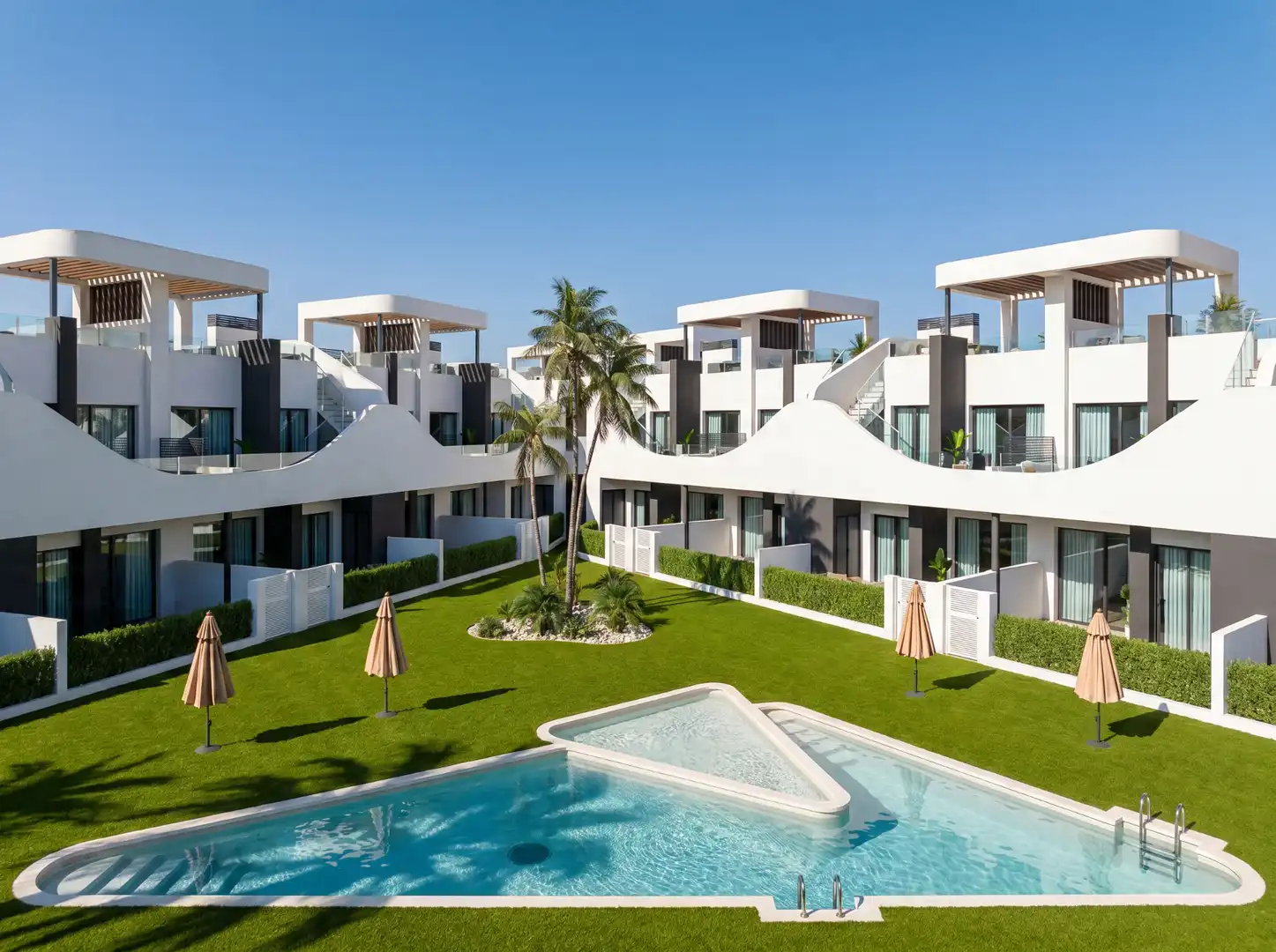 Vista exterior de Apartamento en venta en San Fulgencio con Terraza, Balcón y Piscina comunitaria