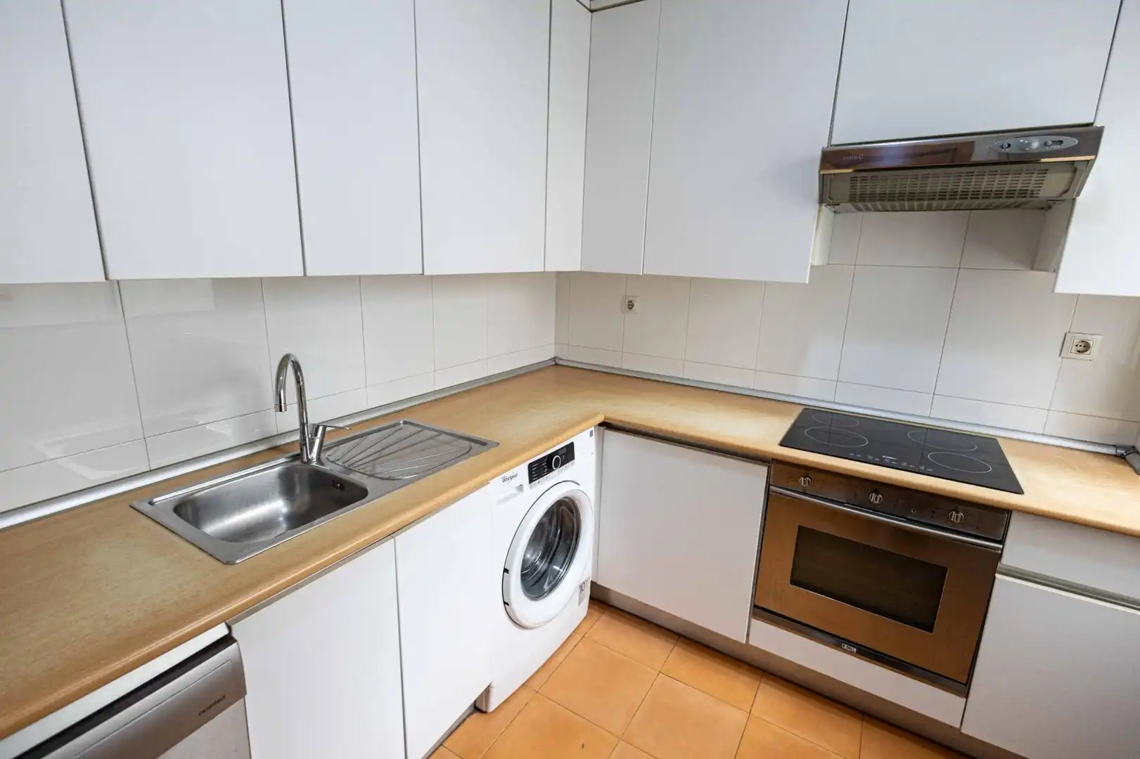 Cocina de Piso de alquiler en Madrid con Aire acondicionado, Calefacción y Parquet