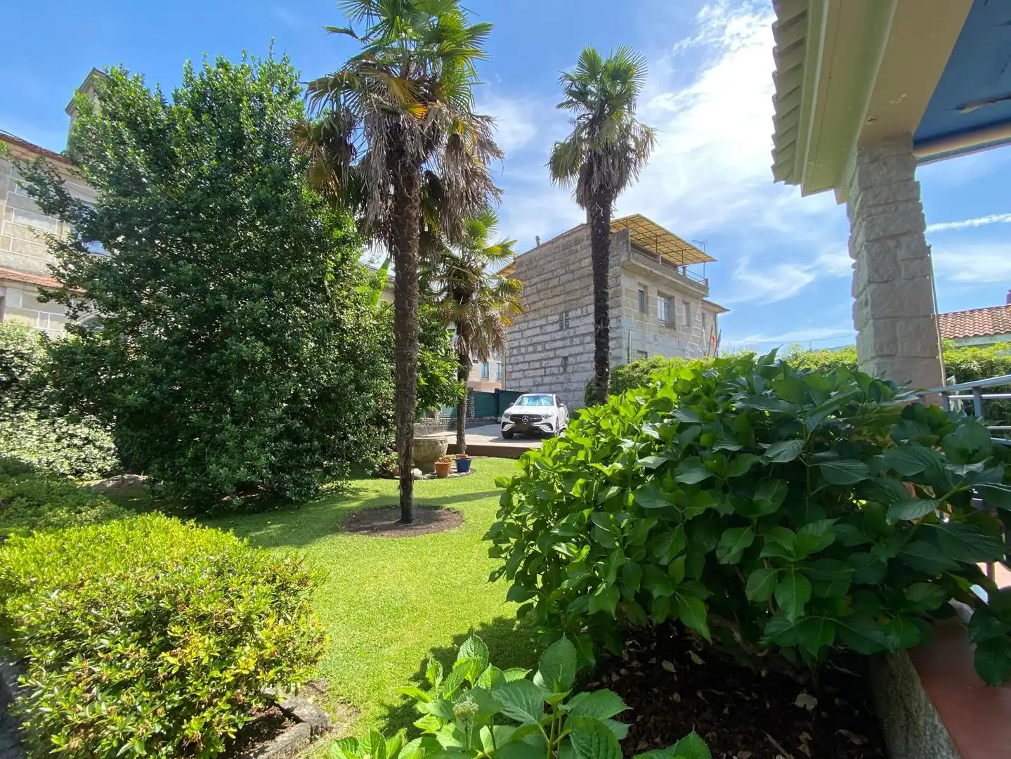 Jardí de Casa o xalet en venda en Leiro amb Aire condicionat, Calefacció i Jardí privat