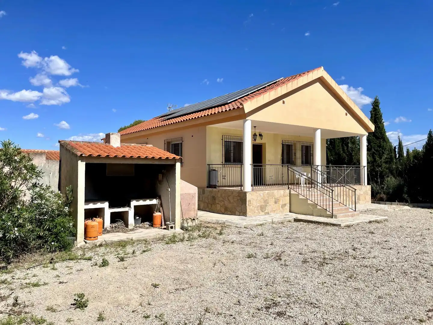 Exterior view of Houses for sale in Lorca  with Air Conditioner, Storage room and Furnished