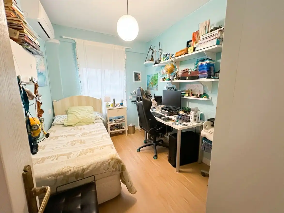 Bedroom of Flat for sale in  Madrid Capital  with Air Conditioner and Terrace